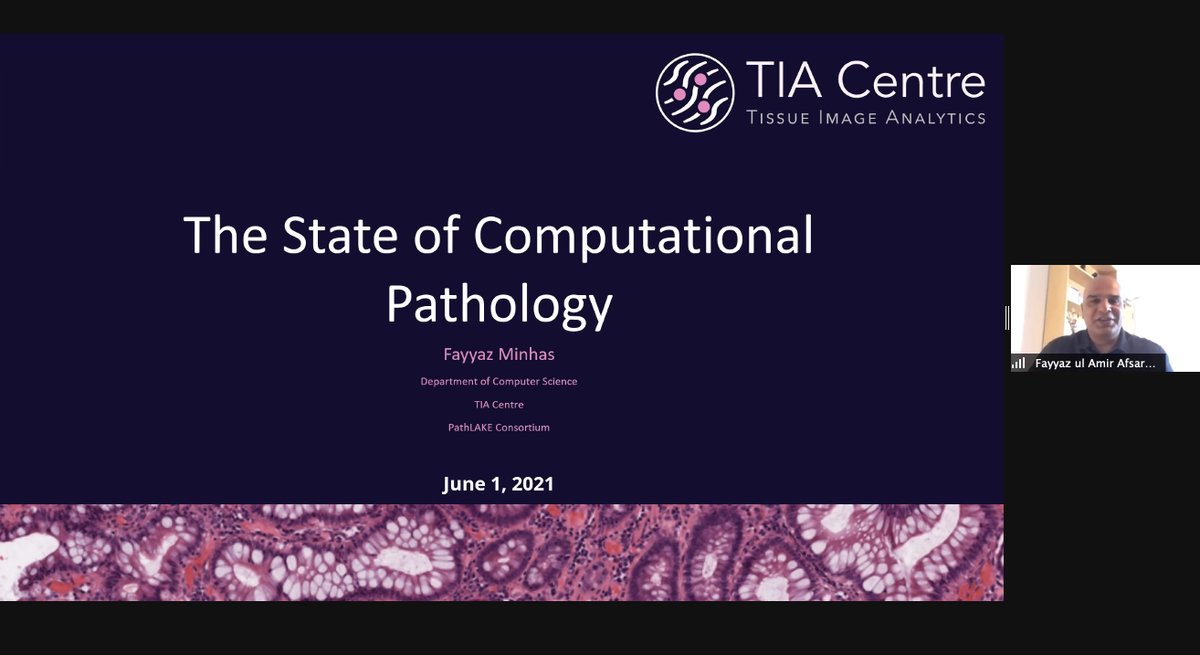 Jakob Nikolas Kather (@jnkath) on Twitter photo Some impressions from our #AIpathology2021 course yesterday - great talks by <a href="/lester_saldanha/">Oliver Lester Saldanha</a>, <a href="/GhaffariNarmin/">Narmin Ghaffari Laleh</a>, <a href="/hannah_muti/">Hannah Sophie Muti, MD</a> (from <a href="/UniklinikAachen/">Uniklinik RWTH AC</a>) & others 👩💻🧑💻 Right now, Prof. <a href="/fayyazhere/">Fayyaz Minhas</a> is kicking off the 2nd day: "The State of Computational Pathology" @rwth <a href="/PathLAKE_CoE/">PathLAKE</a> Some impressions from our #AIpathology2021 course yesterday - great talks by <a href="/lester_saldanha/">Oliver Lester Saldanha</a>, <a href="/GhaffariNarmin/">Narmin Ghaffari Laleh</a>, <a href="/hannah_muti/">Hannah Sophie Muti, MD</a> (from <a href="/UniklinikAachen/">Uniklinik RWTH AC</a>) & others 👩💻🧑💻 Right now, Prof. <a href="/fayyazhere/">Fayyaz Minhas</a> is kicking off the 2nd day: "The State of Computational Pathology" @rwth <a href="/PathLAKE_CoE/">PathLAKE</a>