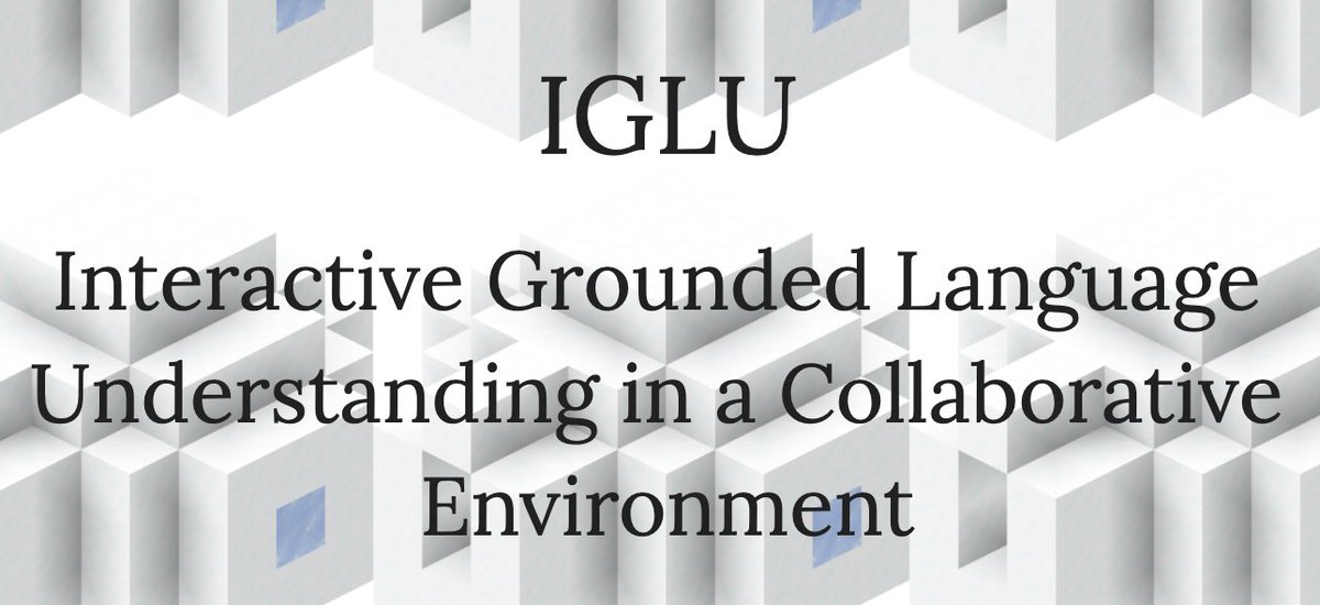 iglu-contest @ NeurIPS tweet media