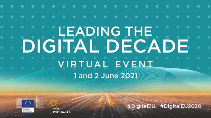 🔔LIVE from 09h (GMT)💻Leading the #Digital Decade Highlights day 1: ➡️Adoption of the 'Lisbon Declaration – Digital Democracy with a Purpose' ➡️Inauguration of the #EllaLink submarine cable, linking Europe & Latin America 📺youtube.com/watch?v=IVQNaR… #EU2021PT #DigitalEU2030