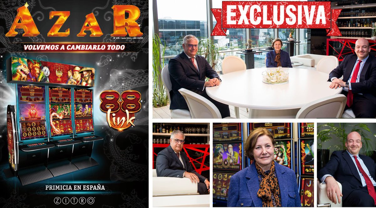 En #Exclusiva la portada y el reportaje principal de <a href="/RevistaAZAR/">Revista AZAR</a> nº436 #Junio2021, con <a href="/Zitrogames/">Zitro</a> de protagonista azarplus.com/88-link-la-exp…