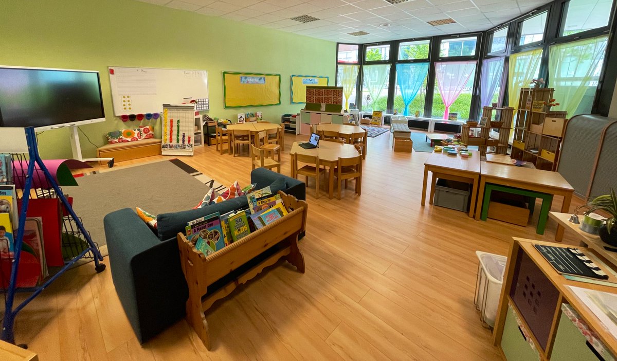 With the move of our KIGA classroom, the first step towards our new #earlyyears center has been done. We are so excited to share more pictures with you soon! #Kindergarten