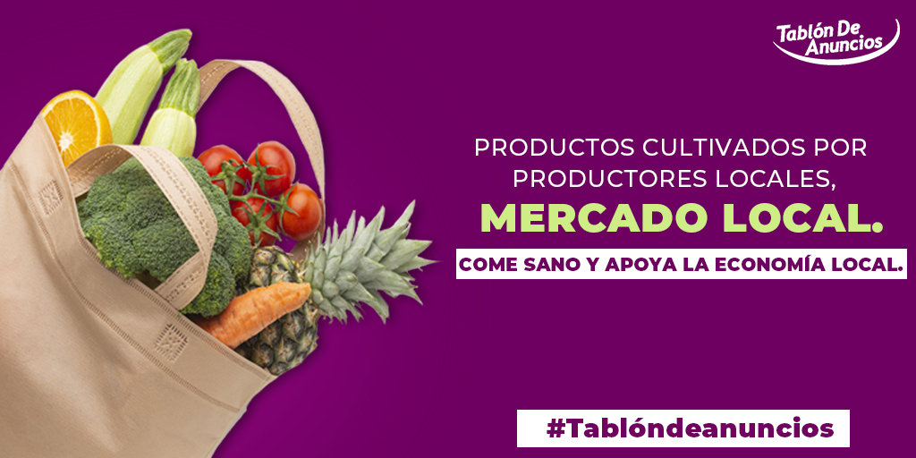 tablondanuncios's tweet photo. Consume alimentos cultivados por productores locales. MERCADO LOCAL. Come sano, ecológico y apoya la economía de tus vecinos.
https://t.co/MyTvLG5l0E  #tablondeanuncios #MercadoLocal #consumoecologico #consumocolaborativo #FelizMartesATodos https://t.co/w1CA2FQ4a3