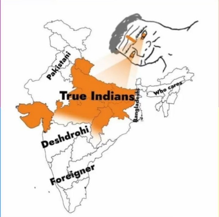 #BJPBetrayingTNPeople This is how 🅱️hakts sees India. Like if you agree #BJPBetrayingTNPeople