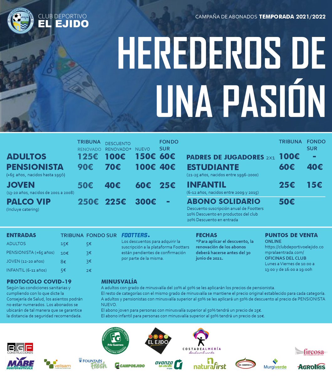 Poli_ElEjido's tweet photo. 🏟️¡La próxima temporada vuelve a Santo Domingo!

💙𝗛𝗘𝗥𝗘𝗗𝗘𝗥𝗢𝗦 𝗗𝗘 𝗨𝗡𝗔 𝗣𝗔𝗦𝗜𝗢́𝗡💙
Esa pasión que desde hace décadas los aficionados ejidenses han demostrado por los colores del equipo de su tierra, 𝐄𝐋 𝐏𝐎𝐋𝐈.

🔗https://t.co/z5ajFwXujd

#HerederosDeUnaPasión https://t.co/1wsUVyA6UU