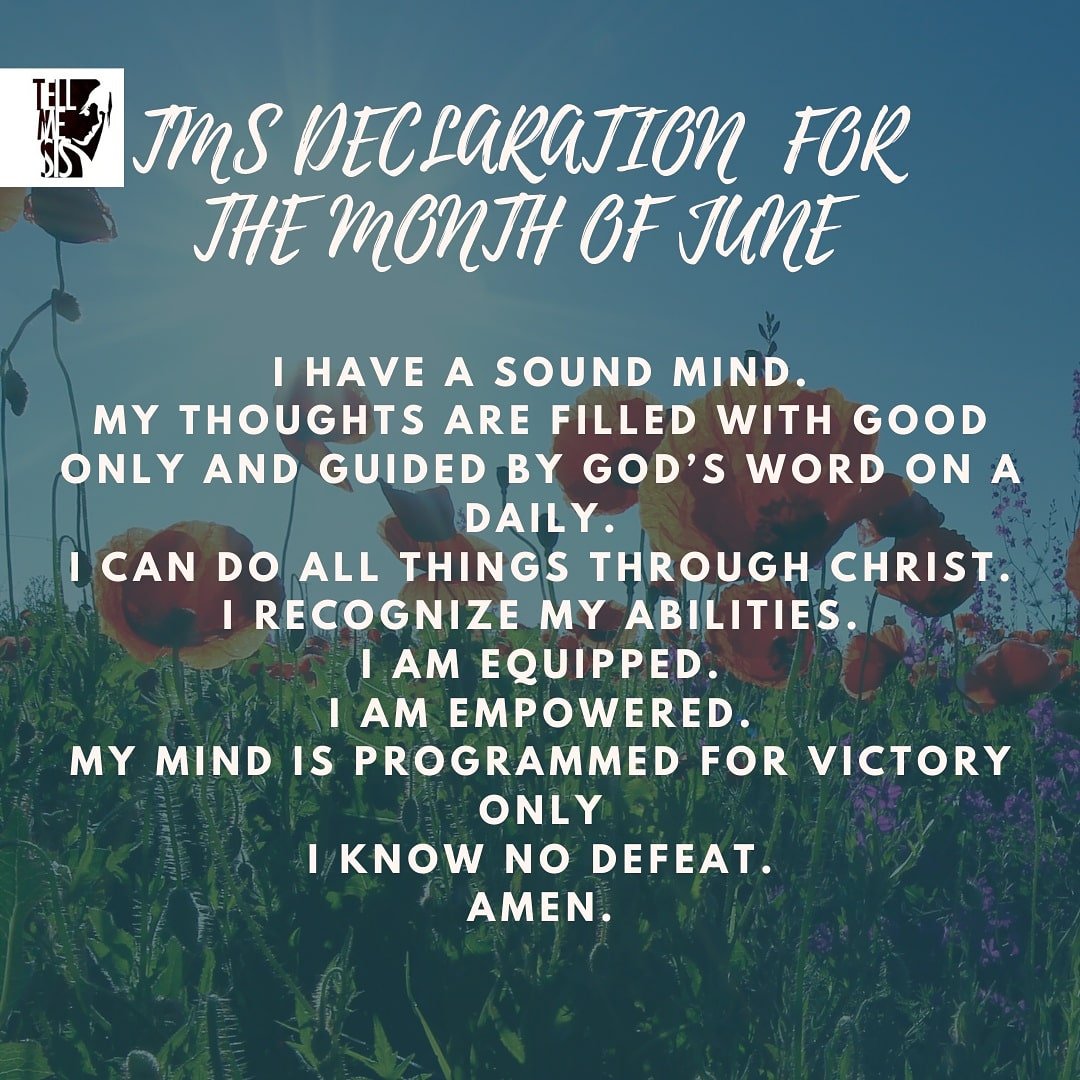 TMS DECLARATION FOR THE MONTH OF JUNE... TMS DECLARATION FOR THE MONTH ...