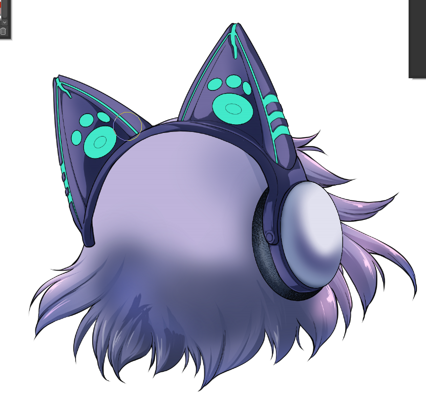 妖怪ゲーミングヘッドホン猫 