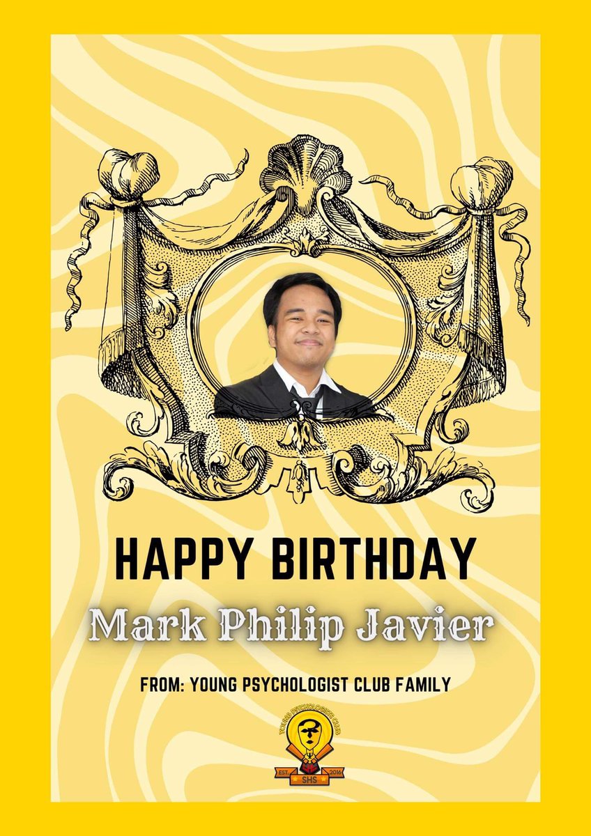 UE_YPCmnl's tweet photo. Happiest Birthday sa pinakapogi at hottie na club adviser namin, the one and only Sir Mark Philip Javier! 🎂🎉 @SirMarkk https://t.co/pLxd2S96Lp
