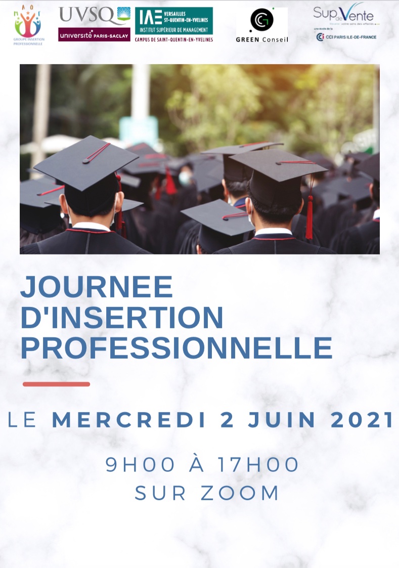 GREENConseil's tweet photo. ✨ Les équipes projets Insertion Professionnelle des Masters 2 #MAQF et #MRC de L’ISM-IAE Université de Versailles-Saint-Quentin, organisent deux journées 100% insertion professionnelle.
On #partage ♥️
#ISM-IAE #Achats #insertionprofessionelle #Accompagnement #GREENConseil https://t.co/DglUHcJDcR