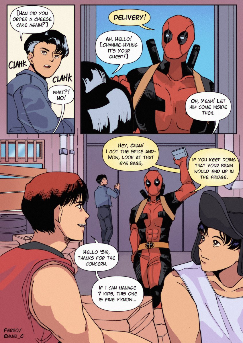 Deadpool meets 3racha lol
#Straykidsfanart #Deadpool #3rachafanart 