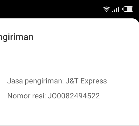 hdminninx's tweet photo. @jntexpressid bisa di konf sampe di mana ??? https://t.co/e8jvV4684r