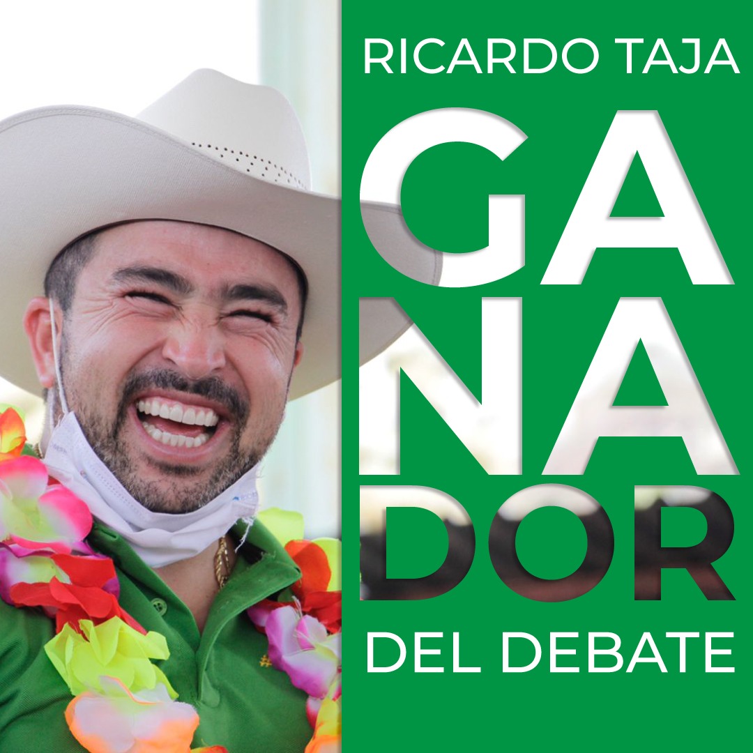 tajanoseraja1's tweet photo. ¡Ganamos el debate y ganaremos el 6 de junio @RicardoTajaMX !
#TajaPresidente #AcapulcoTeQuieroChingon https://t.co/wQQXlaqr5q