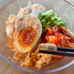 ダイエット中におすすめ!白滝でピリ辛ヘルシービビン麺!