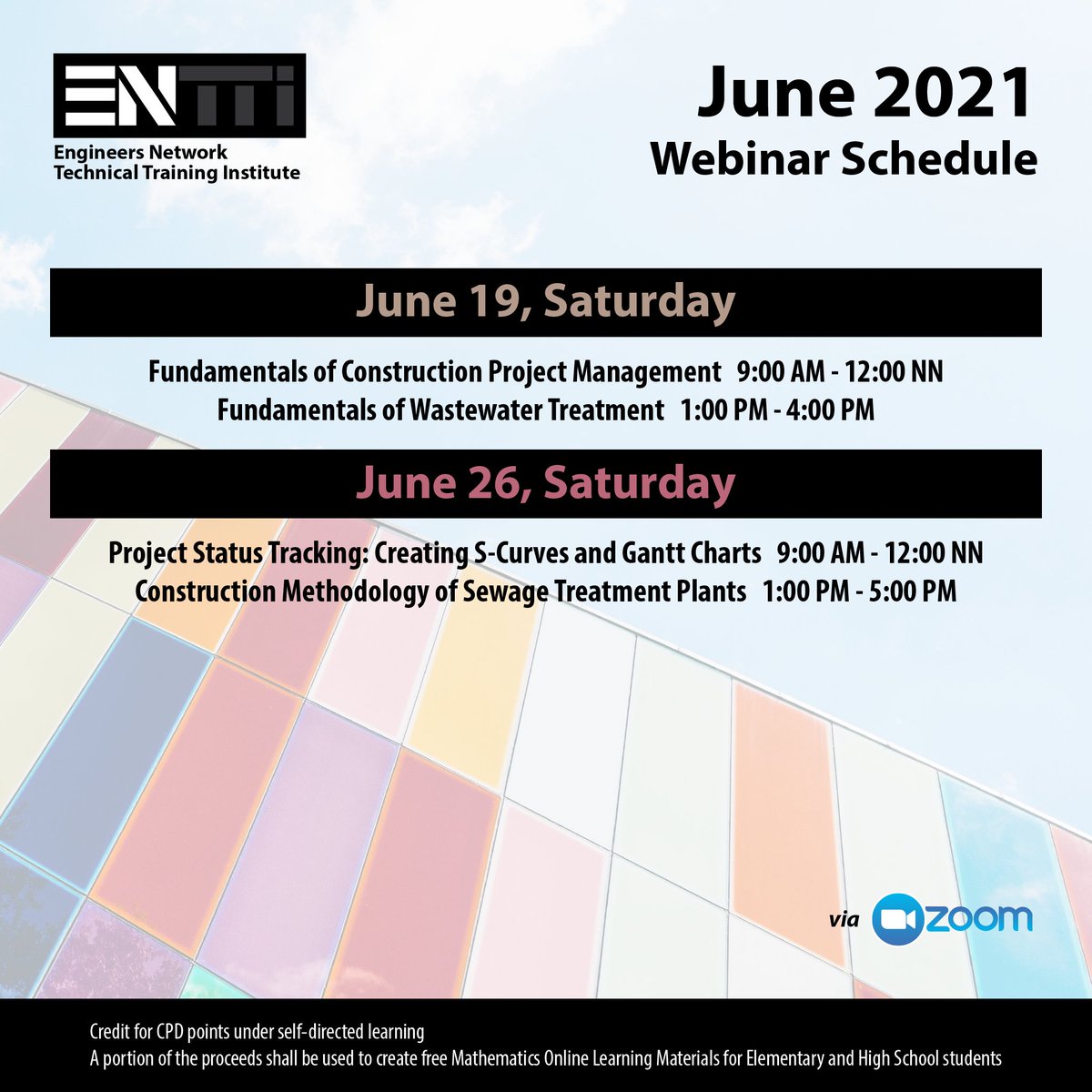 entti_org's tweet photo. ✨MID-YEAR TECHNICAL TRAININGS SCHEDULE ✨

BRIDGE THE GAP BETWEEN THEORY AND PRACTICE. MARK YOUR CALENDARS &amp; REGISTER NOW❗
Register here: https://t.co/VK93slEyZL

#ENTTI
#TechnicalTrainings
#TrainingsPH https://t.co/9OIm3A1WMQ