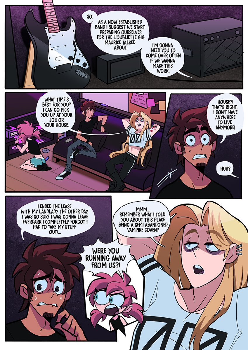 ✖️ Vamp Sabbath update!!
Check out my tapas link to read it on the platform! It gets me paid and the comic is for free 🤩!!
👉 https://t.co/yWFjaAsPWP