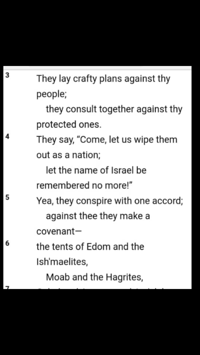PlainTruthNow's tweet photo. @CivilRightsInt @SkyNews @UN @EU_Commission @UNHumanRights @Pontifex @JustinWelby @Jerusalem_Post @amnestyusa @cnnbrk @FoxNews @guardian @TheSun @AlArabiya_Eng @arableague_gs @antonioguterres @SecBlinken @KamalaHarris @BorisJohnson @EmmanuelMacron @hrw @seanhannity @GOP @tedcruz @mattgaetz @OANN @newsmax @camanpour @JesseBWatters @nypost @nytimes @dcexaminer @WashTimes @ABC @BreitbartNews @ABSCBNNews @VOANews @TimesofIsrael @IsraelinUN @DonaldJTrumpJr @Likud_Party @netanyahu @gantzbe @Reuters @PresidentRuvi @MailOnline @BBCWorld @BBCNews @kayleighmcenany @lisamurkowski The antics of radical Islamic leaders in demanding for E/Jerusalem as capital of Palestine, is not hidden. They want to border Israel in close proximity to attack swiftly at close range.Their main goal is the extermination of the Jewish people off the face of the earth 

#Psalm83 https://t.co/GIL4CLDfaK