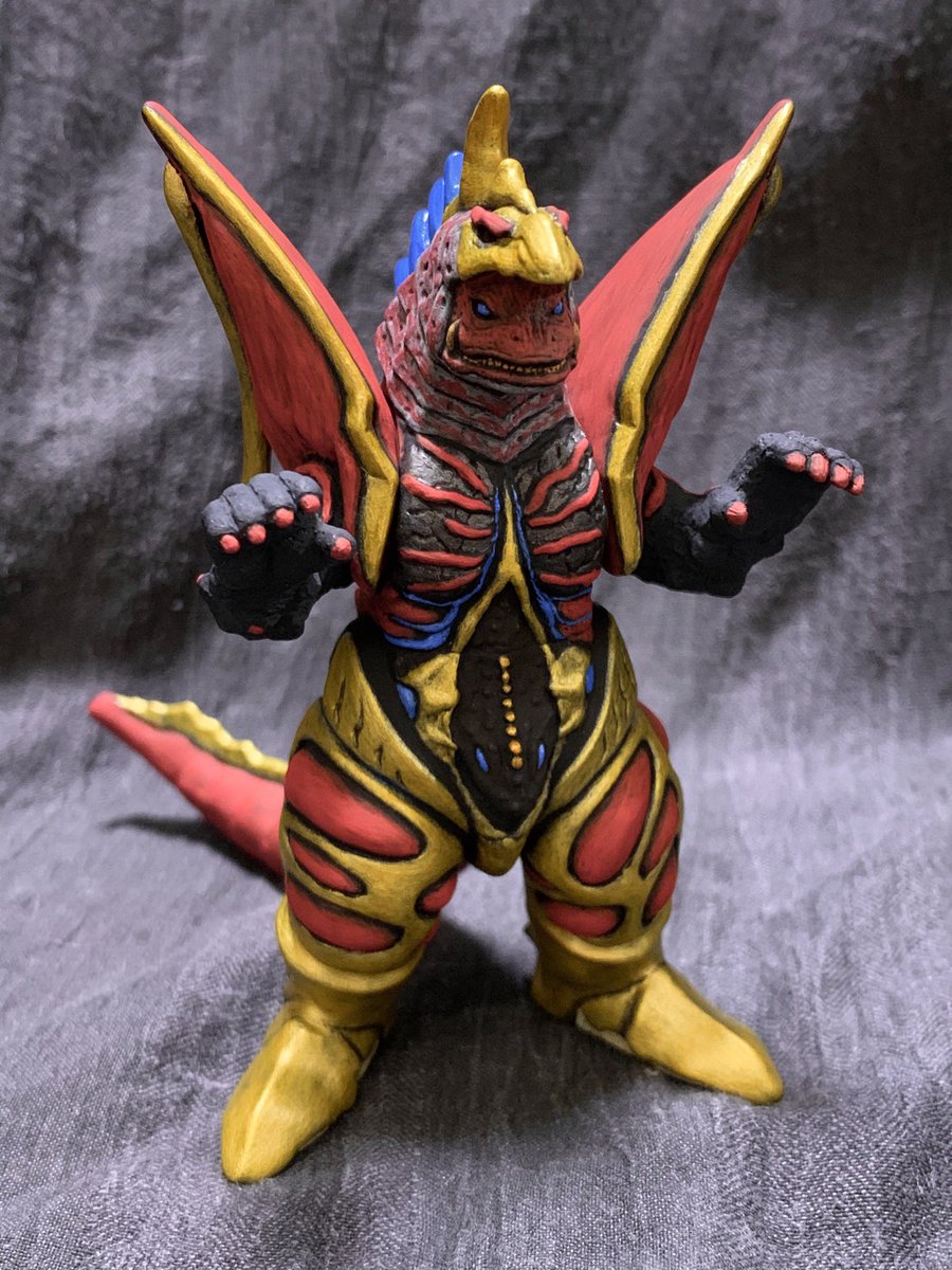 ファイブキング トライキング ゴルバー この3体のリペイントしたソフビ