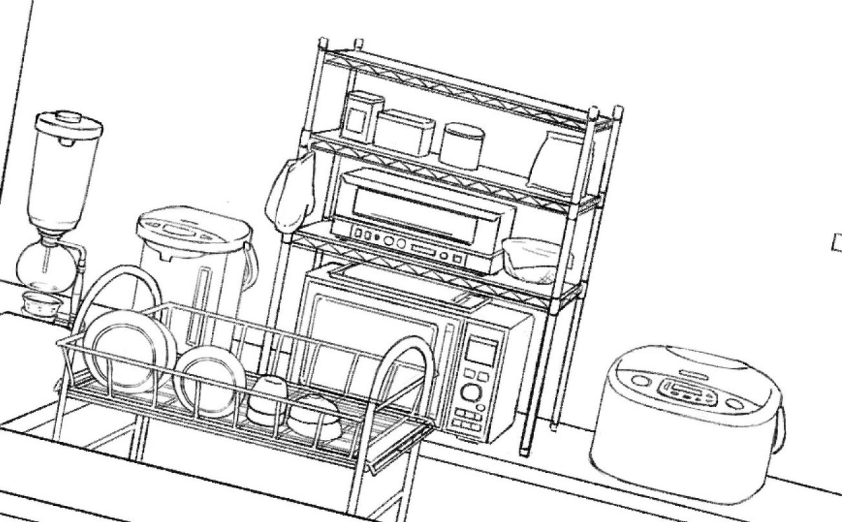 仕事の時より集中して描いてるけど絶対に隠れる 