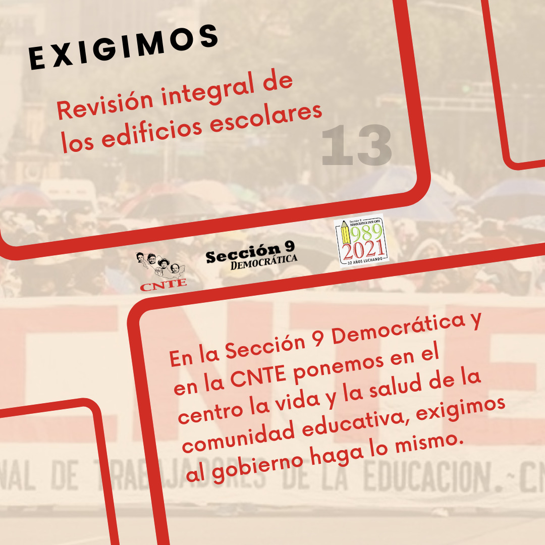 Sección 9 Democrática SNTE-CNTE tweet media