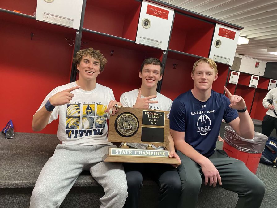 Your day has come <a href="/caden_ellingson/">Caden Ellingson</a> you are officially a Yote!  🏈  Good luck, they got a great lineman and even better person. Remember you are forever a Titan and a state champion.  Bring that championship mentality and work ethic!  Enjoy the next chapter.