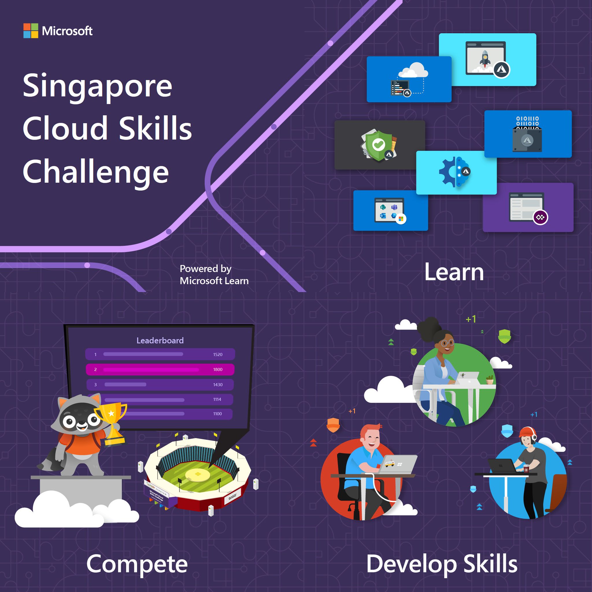 Microsoft Singapore on Twitter "The Microsoft Cloud Skills Challenge begins today! Pick up and