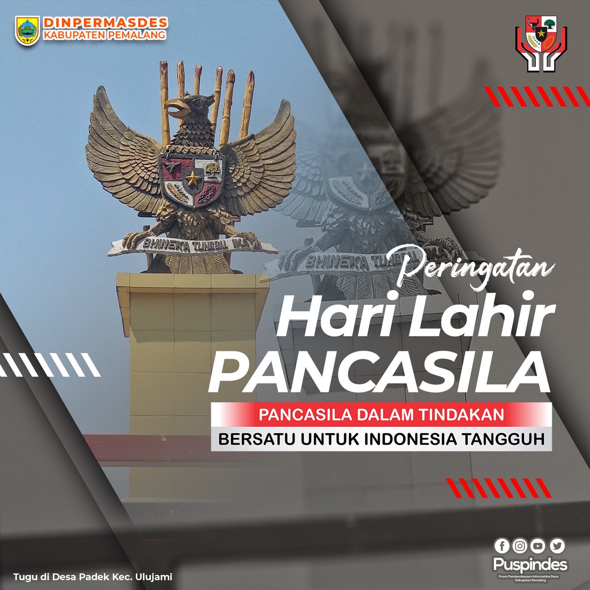 Seperti kata Bung Karno soal Pancasila, jika lima sila diperas menjadi tiga lalu menjadi satu maka didapatlah "gotong-royong".
Indonesia jaya apabila kuat, kuat apabila bergotong-royong. Jadikanlah Hari Kelahiran Pancasila ini suntikan semangat untuk terus bergerak.

#Desapintar