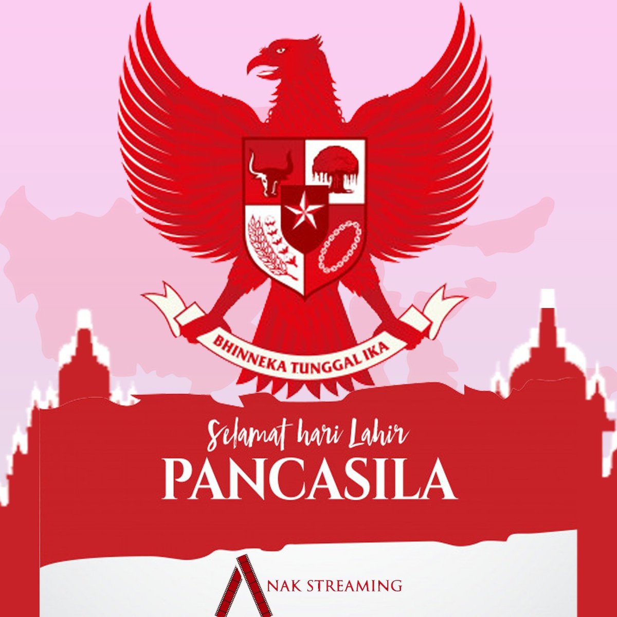 anak_streaming's tweet photo. Pancasila Membuat Perbedaan Menjadi Kekayaan , Pancasila Merajut Keragaman Jadi Keindahan . Dan Pancasila Itu Menyatukan . Selamat Hari Lahir Pancasila 1 Juni 1945 - 1 Juni 2021 #PancasilaDay #AnakStreaming https://t.co/BDULcbIE5c
