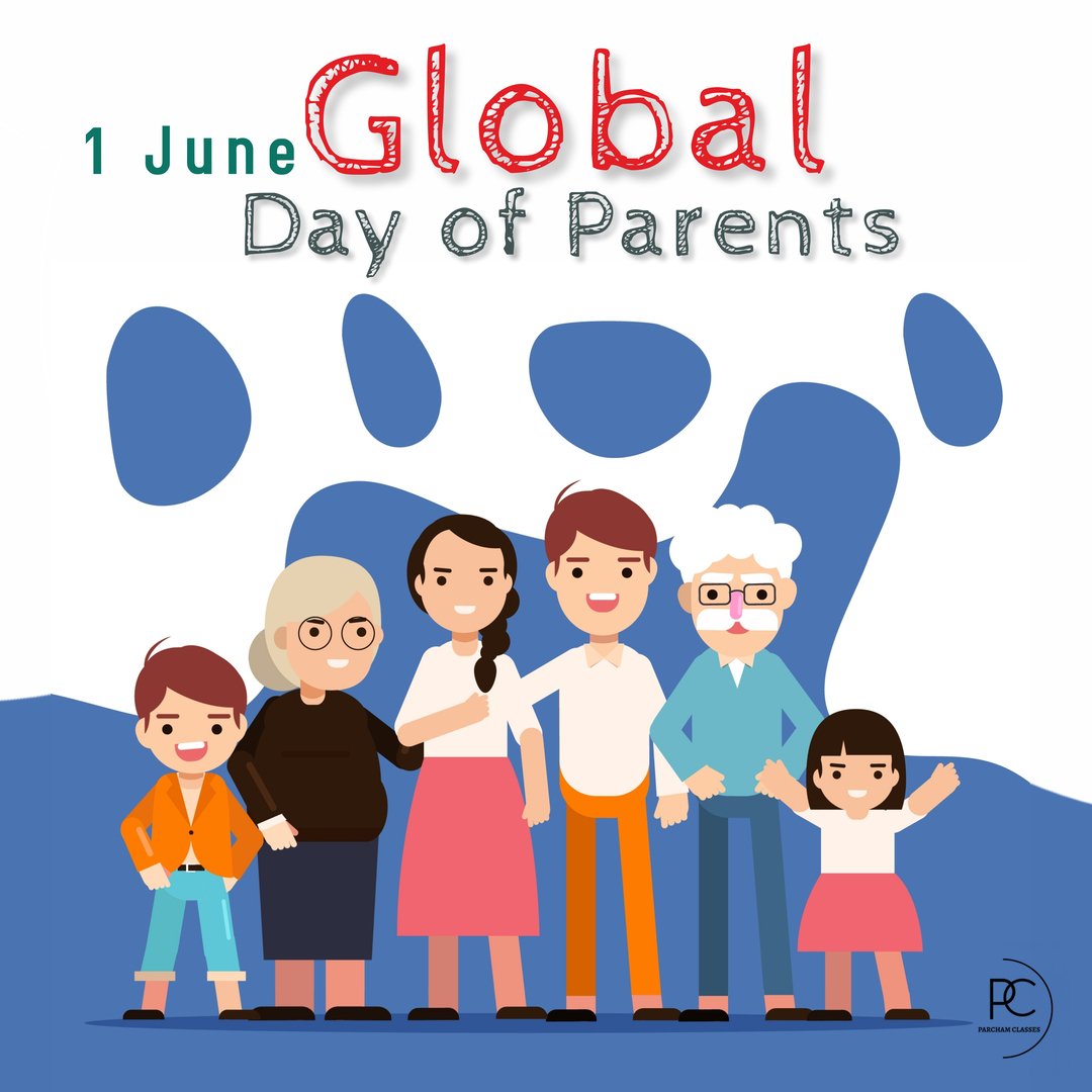PRozgaar's tweet photo. Global Day of Parents provides an opportunity to appreciate all parents for their -
"selfless commitment to children and their lifelong sacrifice towards nurturing this relationship."

#globaldayofparents 😊
#parcham #parchamclasses #globalparentsday #parents #selflesslove https://t.co/U7qUTdEShm