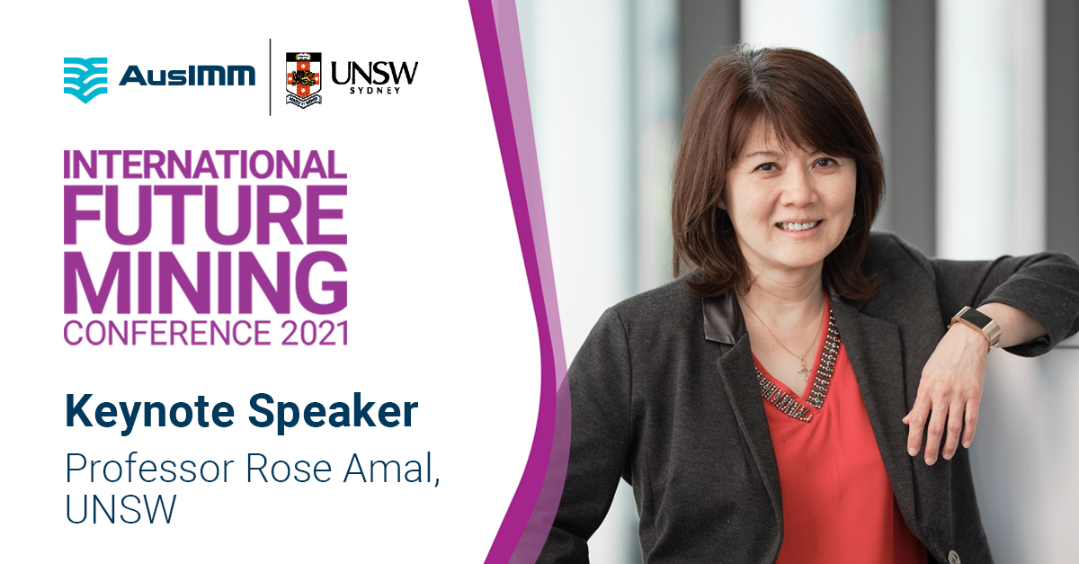 We are thrilled to welcome Professor Rose Amal at the Future Mining Conference 2021. Professor Amal is the leader of the Particles and Catalysis Research Group at <a href="/UNSW/">UNSW</a> and was listed in Australia’s Top 100 Most Influential Engineers. #FutureMining2021
ow.ly/eE4s50EZCkE