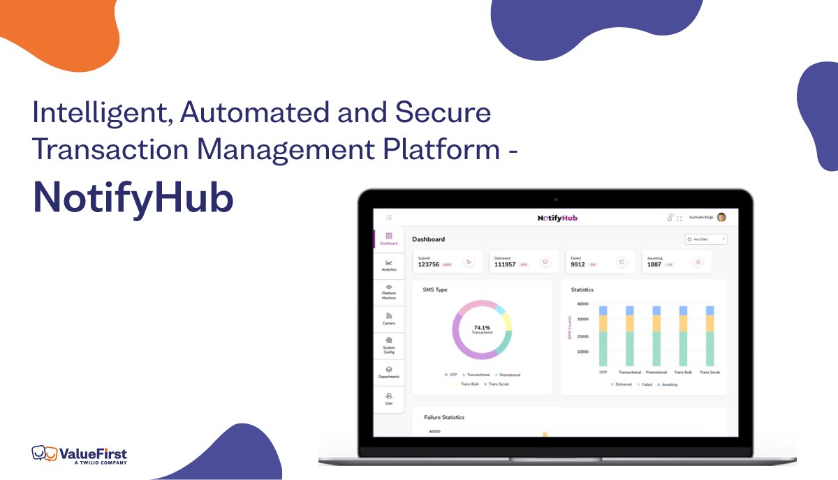 ValueFirstIN's tweet image. Businesses use multiple carriers making the routing management very complex. NotifyHub empowers enterprises to intelligently route transactions to multiple carriers seamlessly via a web-based platform. 

More here: bit.ly/3c5urBg

#RoutingManagement #IntelligentRouting