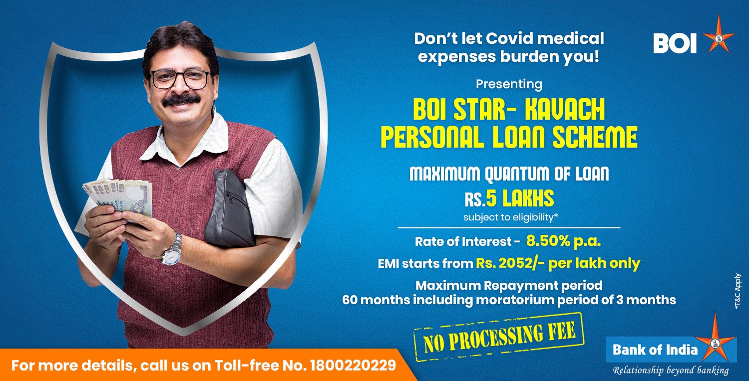 Bank of india personal loan discount