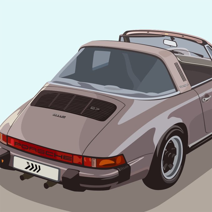 ポルシェ911のtwitterイラスト検索結果 古い順