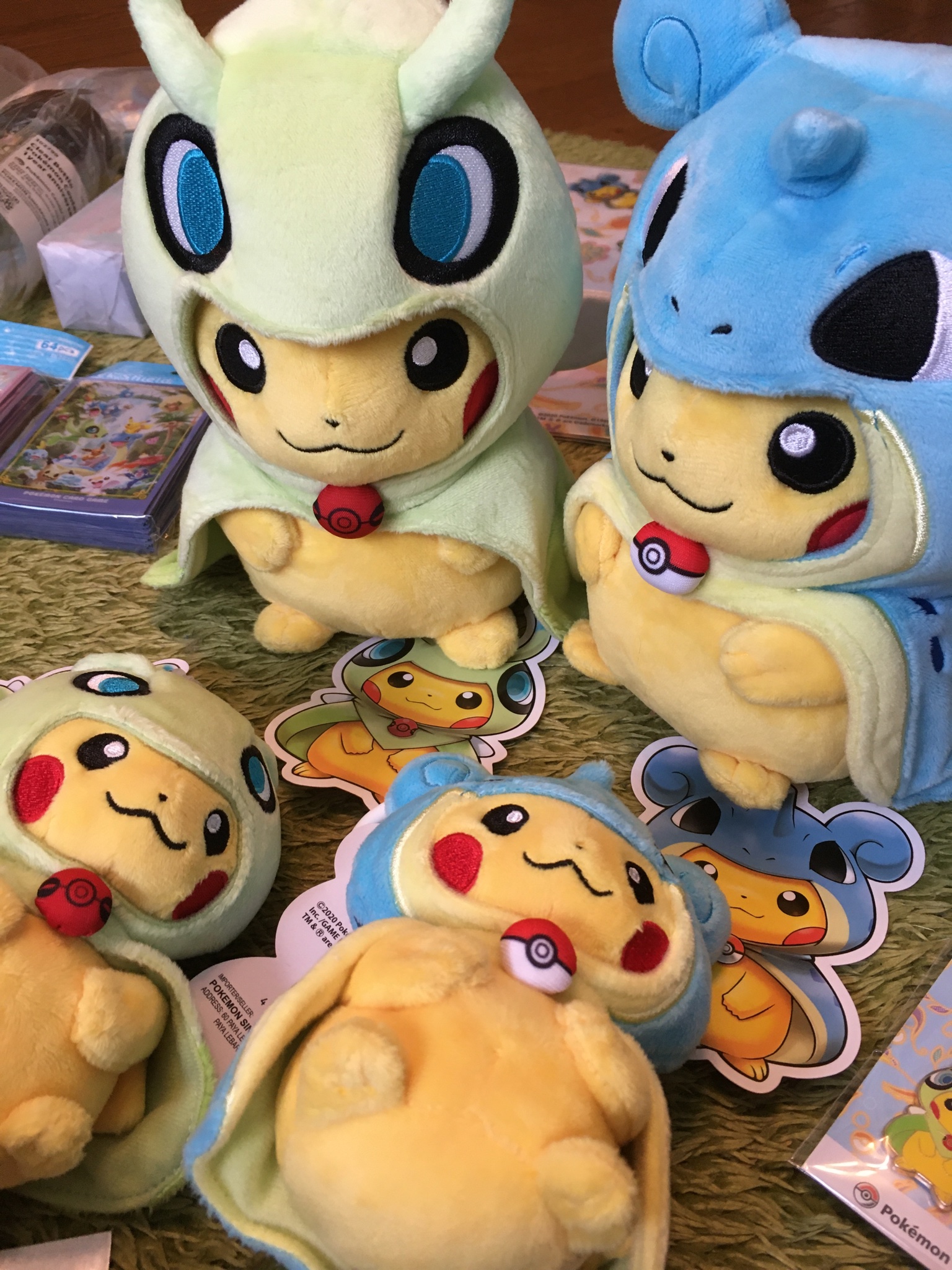 斉藤コーキ Kouki Saitou ポケモンセンターシンガポール1周年記念グッズ 我が家のポンチョピカの仲間が増えました T Co Avv4esgewf Twitter