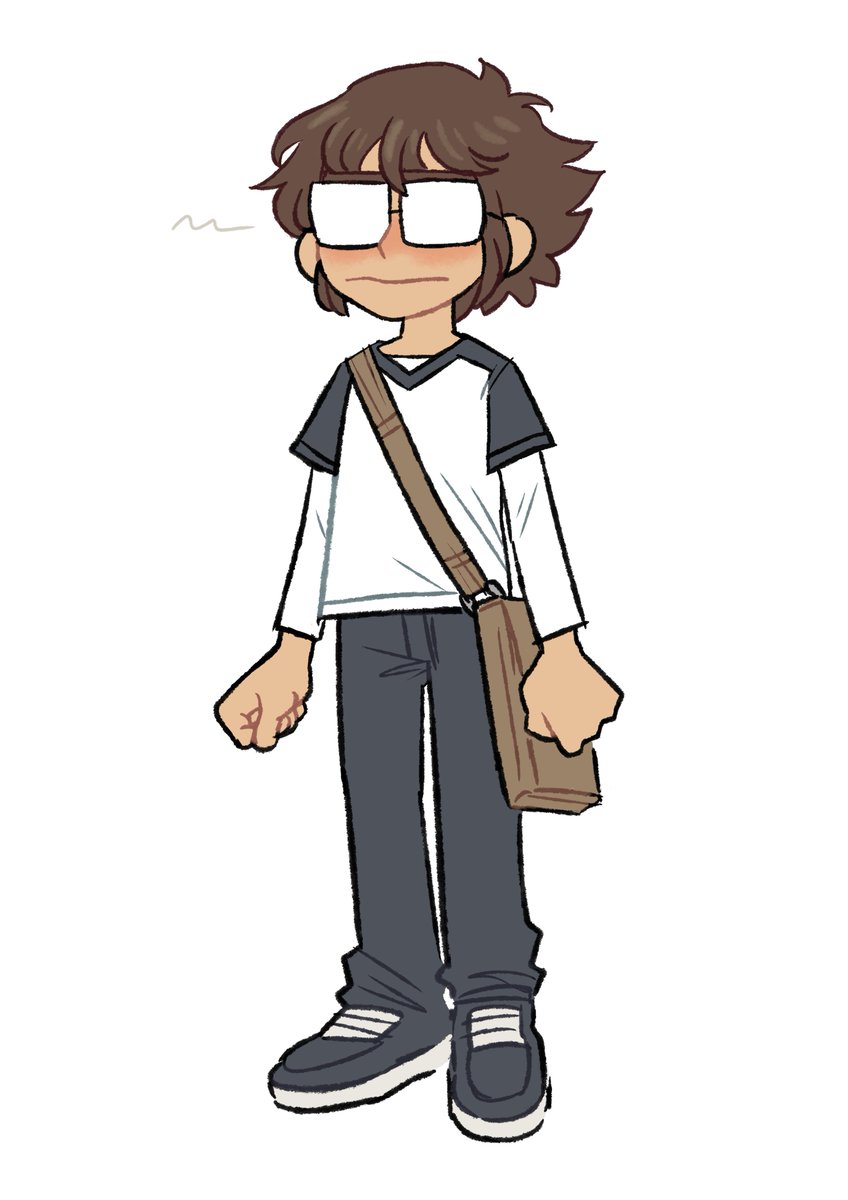 Tô fazendo uma Comic (mais pra treinar e estudar mesmo) e esse é o personagem principal, estudante de escola pública no interior de SP