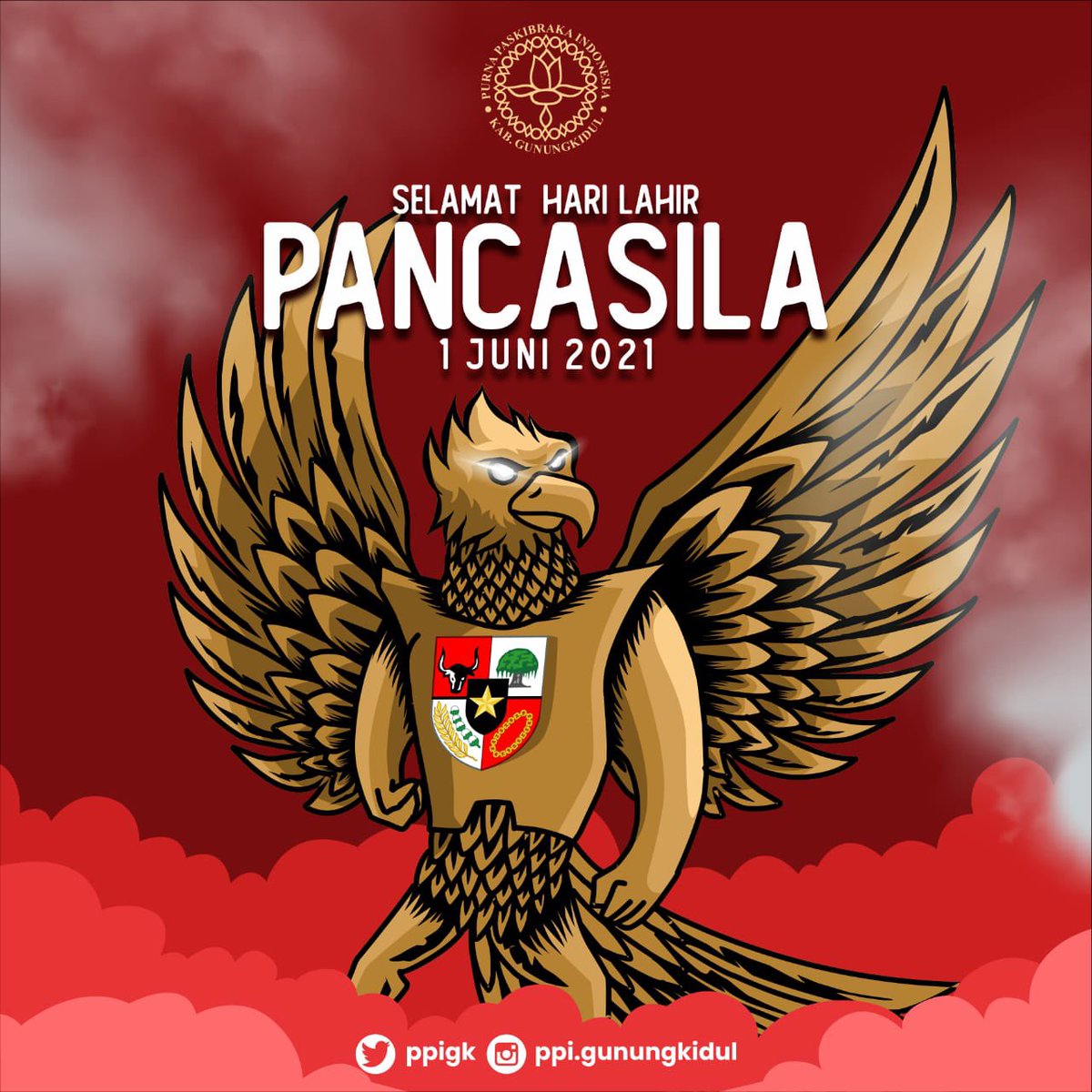 Selamat Hari Lahir Pancasila , 1 Juni 2021🇲🇨