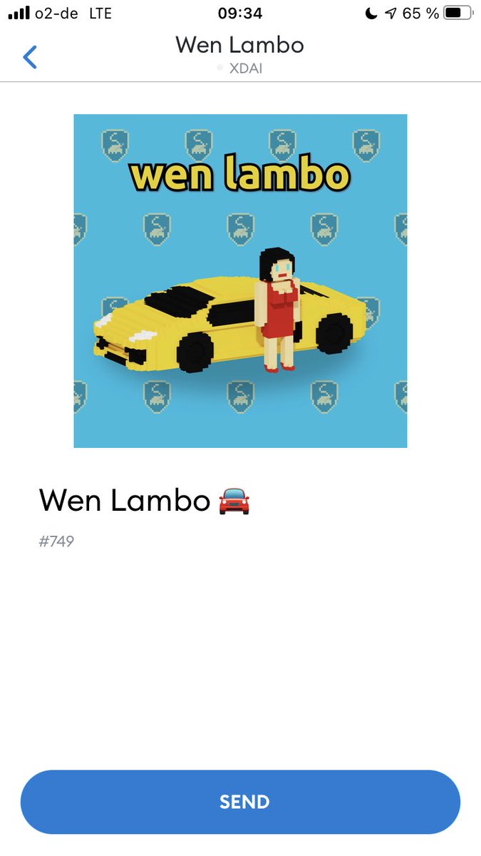 KjeltHb's tweet photo. @MilfToken I love my „wen lambo“ nft! And this technology @MilfToken $milf #milfarmy https://t.co/Jo60mCSjrF