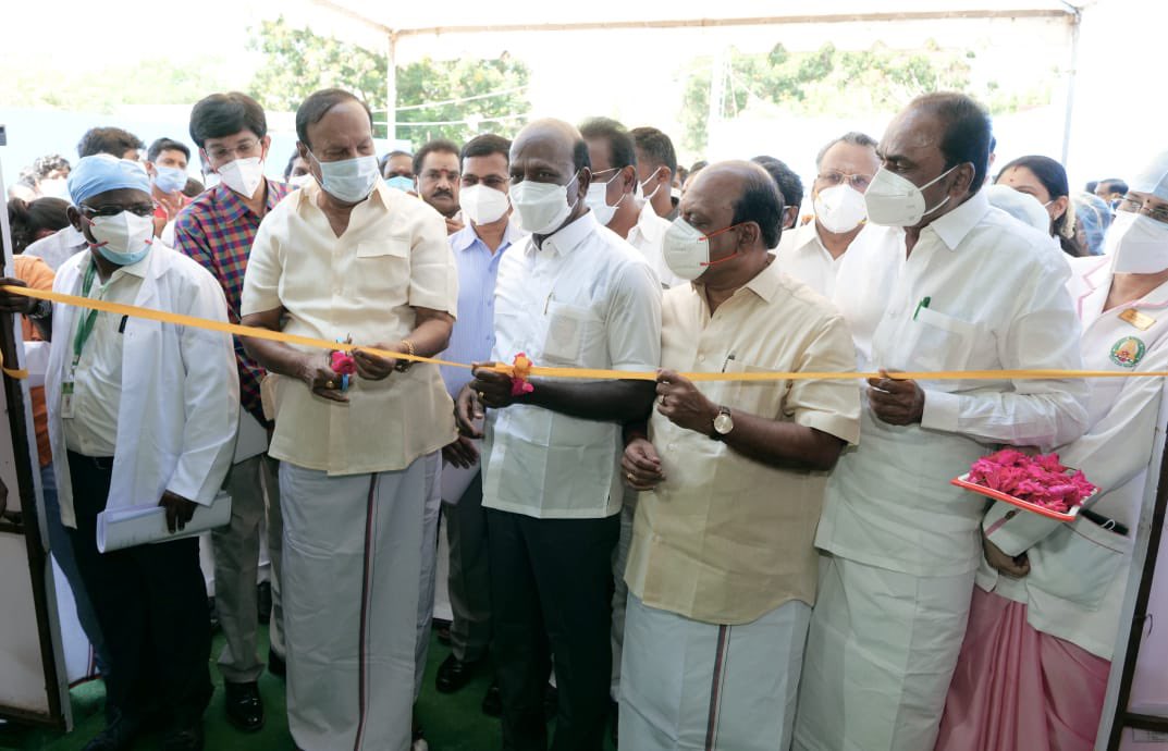 Subramanian_ma's tweet image. மாண்புமிகு தமிழக முதல்வர் அவர்களின் அறிவுறுத்தலின்படி இன்று காலை குரோம்பேட்டை அரசு பொது மருத்துவமனையில் ஆக்சிஜன் வசதியுடன் கூடிய 100 படுக்கைகள் பயன்பாட்டிற்கு கொண்டுவரப்பட்டது...