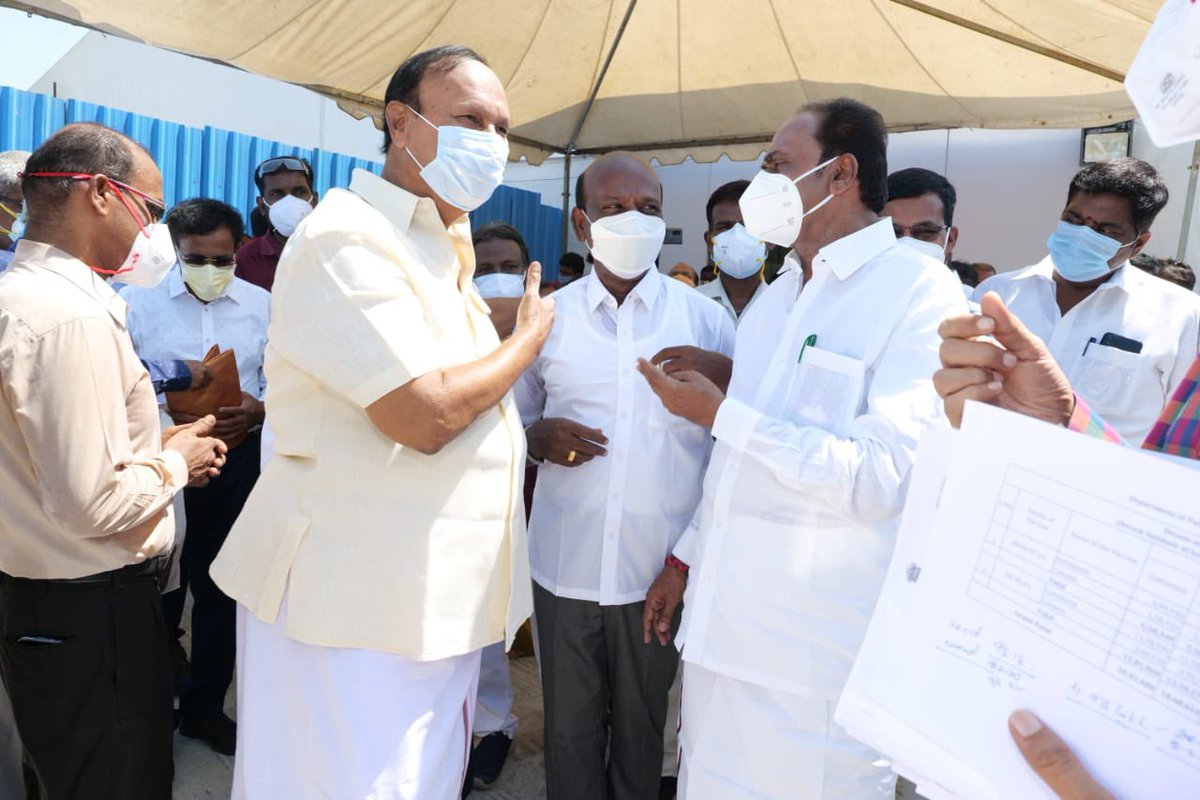 Subramanian_ma's tweet image. மாண்புமிகு தமிழக முதல்வர் அவர்களின் அறிவுறுத்தலின்படி இன்று காலை குரோம்பேட்டை அரசு பொது மருத்துவமனையில் ஆக்சிஜன் வசதியுடன் கூடிய 100 படுக்கைகள் பயன்பாட்டிற்கு கொண்டுவரப்பட்டது...