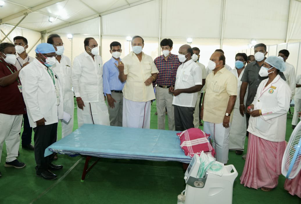 Subramanian_ma's tweet image. மாண்புமிகு தமிழக முதல்வர் அவர்களின் அறிவுறுத்தலின்படி இன்று காலை குரோம்பேட்டை அரசு பொது மருத்துவமனையில் ஆக்சிஜன் வசதியுடன் கூடிய 100 படுக்கைகள் பயன்பாட்டிற்கு கொண்டுவரப்பட்டது...