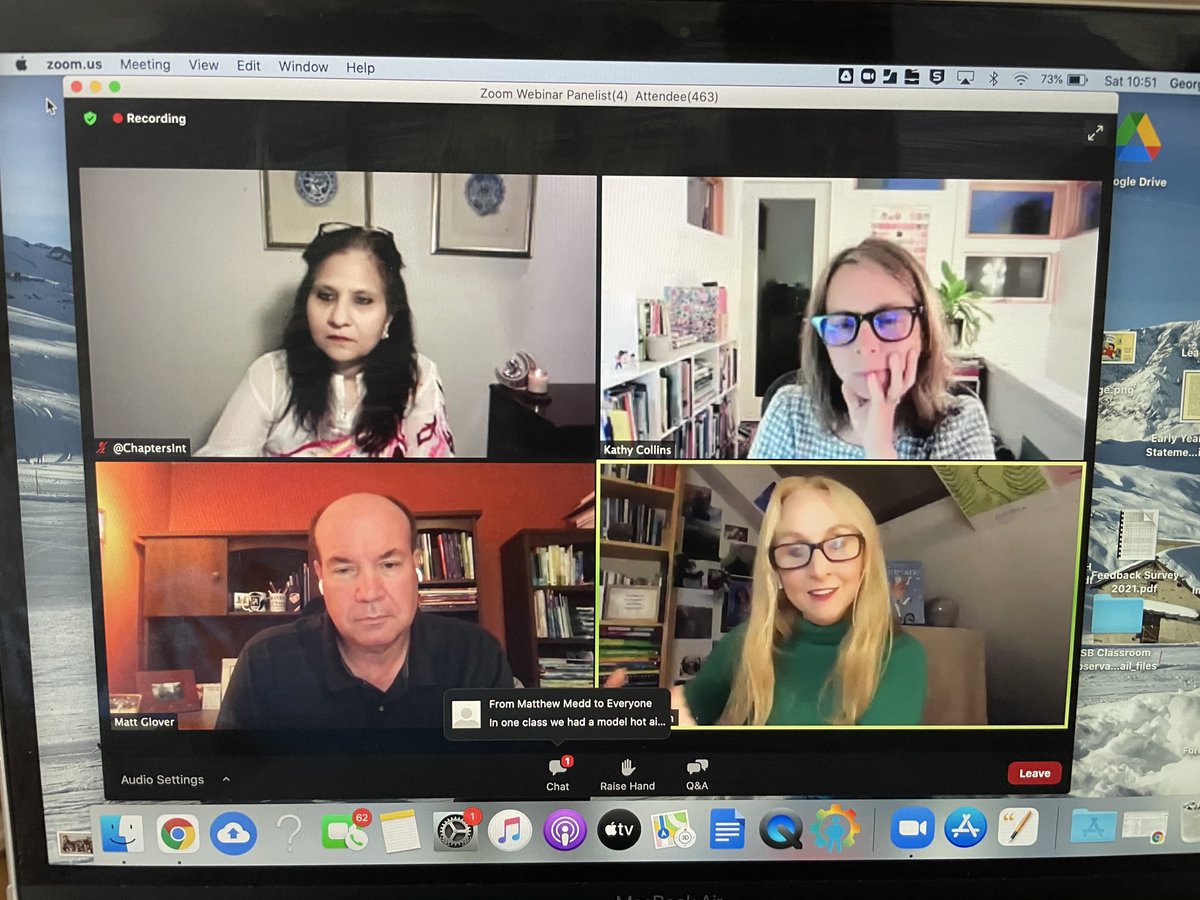 GDolesch's tweet image. Had the pleasure of listening and learning with these fine folks over the weekend. Calling a classroom “A Habitat of Wonder” Love it! @ISBasel @Mattglover123 @KathyCollins15
