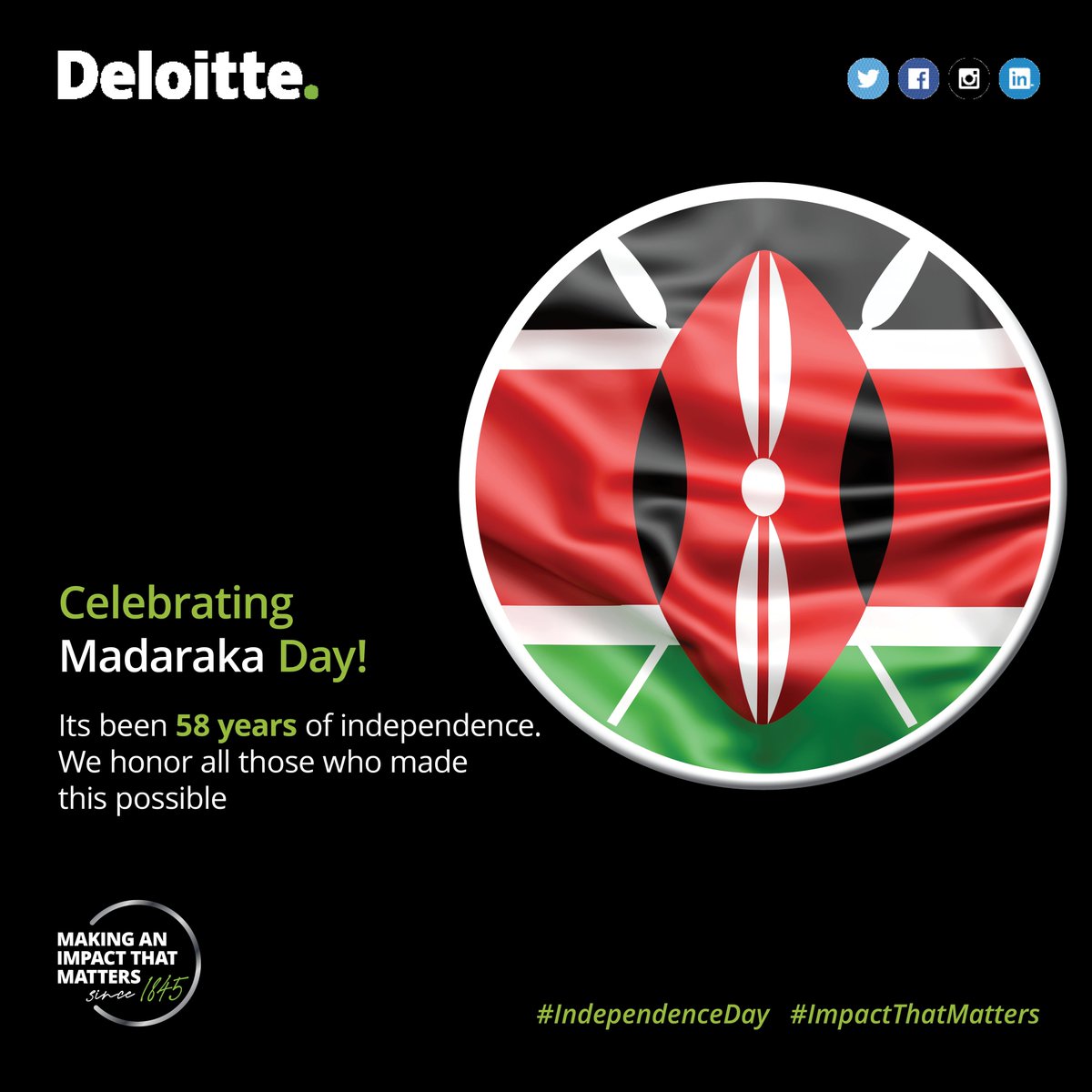 Happy Madaraka Day to all proud Kenyans! May the pride and joy of being part of this great nation forever live in your hearts.