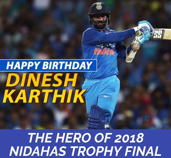 Happy Birthday, Dinesh Karthik 