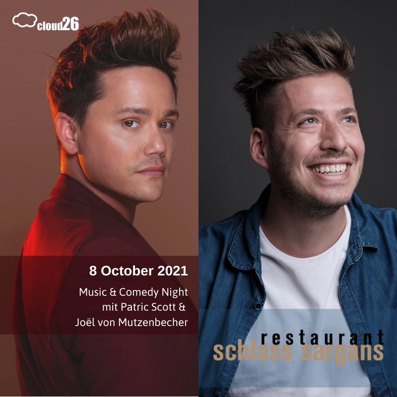 patricscott's tweet photo. “Die bereits gekauften Tickets behalten ihre Gültigkeit”⁠
Das neue Datum für Music &amp; Comedy Night wird 8 Oktober 2021⁠
👉🏻 SAVE THE NEW DATE!

Belinda del Porto ist Special act⁠
https://t.co/Z6pJcFMOMA
#switzerland #Sargans #Schloss  #geschenk #voucher #geburtstaggeschenk⁠
⁠ https://t.co/HFjVmNf85p