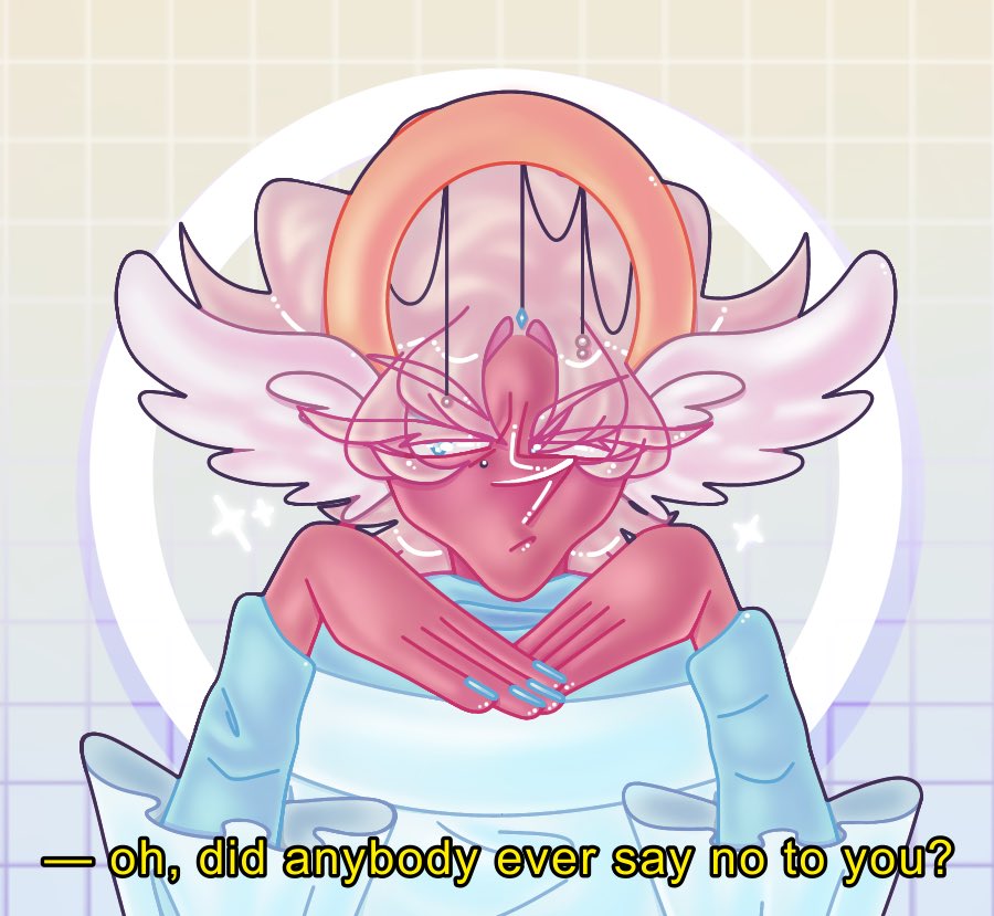 marsh_Potatoes's tweet image. ↳ “i took it as a taunt.”

wanted 2 practice colors... hrhrhnngh remiel TvT ✨
#remiel #oc #marshdraws