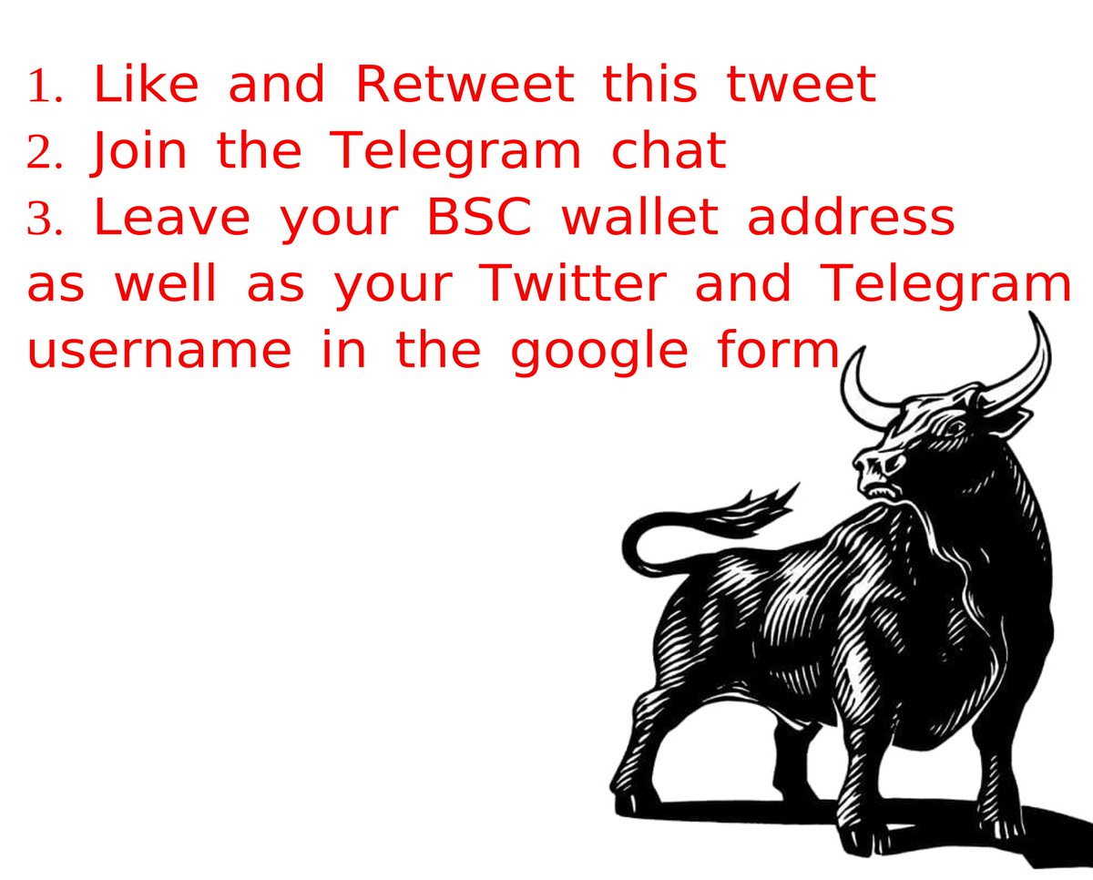 flagofthebull's tweet photo. Hey guys, I decided to start a telegram discussion group for this twitter. To kick it off right I'm giving away 100$ in $BNB. #Giveaway ends in five days! Rules on how to join are in the pic. Good luck! 

Links:
https://t.co/w4idbeD7AJ
https://t.co/Zt8irwMrTn

#crypto #DeFi $BSC https://t.co/BIQo9q7Vlm