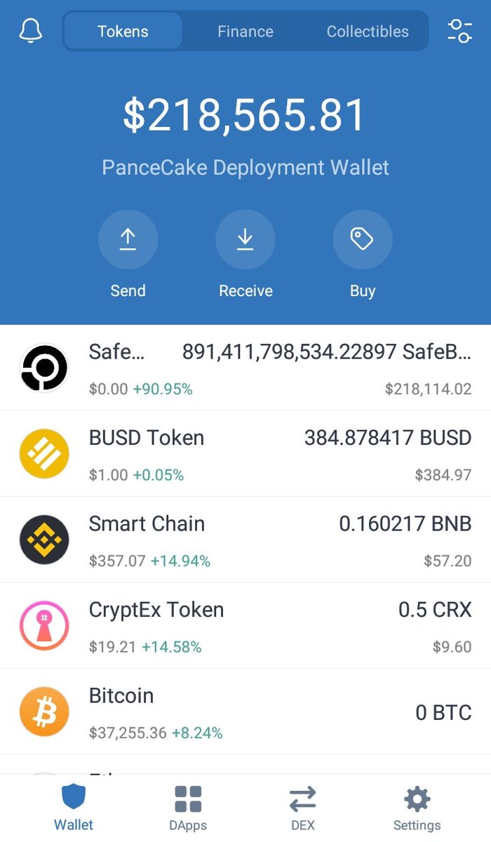 SafeBankToken's tweet photo. 🚨🚨🚨GOOD MORNING BANKERS🚨🚨🚨🚀🚀🚀

#SAFEBANK IS UP 90% THIS MORNING AMIDST FORSAGE BUY BACK GANG. YOU WILL NEVER EVER EVER GET SAFEBANK AT THIS LOW PRICE. BEFORE THE END OF WEEK YOU WILL BE PAYING 3 X THIS PRICE.  WATCH AND SEE..💪🏻🚨🚨🚨😆😆😆😎😎 🚀🚀🚀🚀 https://t.co/zTnNH8tlPm