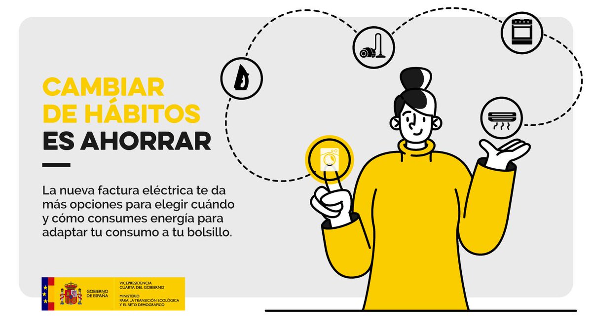 📢 A partir de hoy entra en vigor la #NuevaFacturaEléctrica 📄💡 para fomentar el ahorro y la eficiencia energética en el hogar

🎯 El objetivo es hacer que el recibo  sea más justo y que puedas ahorrar en lo que pagas por la electricidad ⚡️

Va HILO 🧵👇