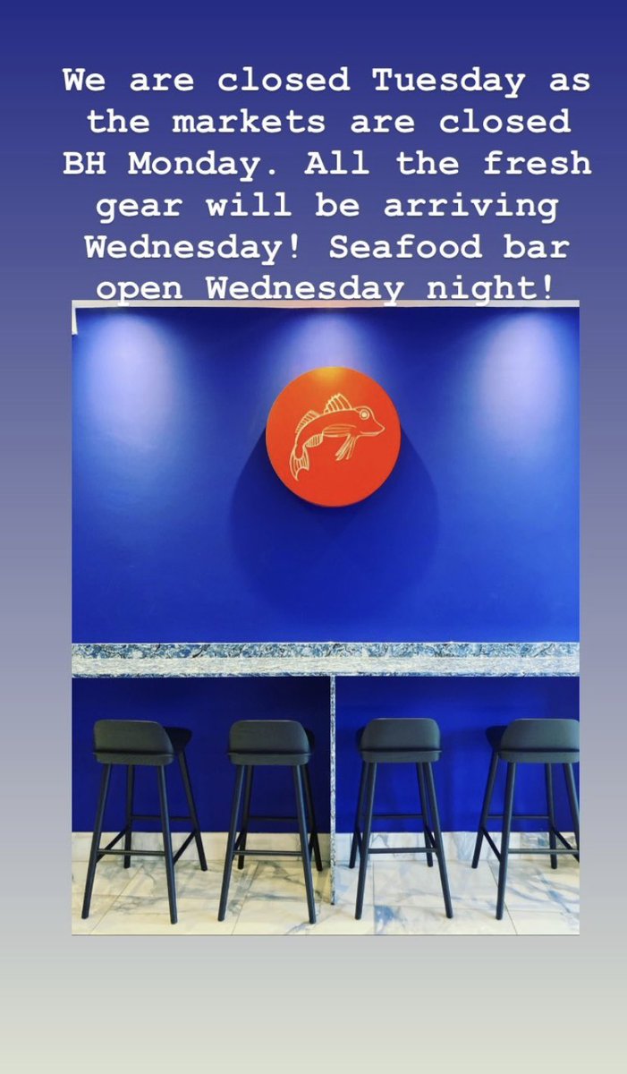 FishUnionLondon's tweet photo. We are closed today! Back at it again tomorrow with the seafood bar opening in the evening. @VisitChis #seafood #fish #bromley #chislehurst https://t.co/RoJM0qIO4O