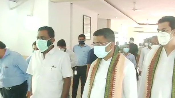 DynamiteNews_'s tweet photo. Odisha: Union Minister @dpradhanbjp inaugurates 270-bed COVID care center at Jindal Steel &amp; Power Plant in Angul district
@JSPLCorporate https://t.co/x1yHl6D1QM