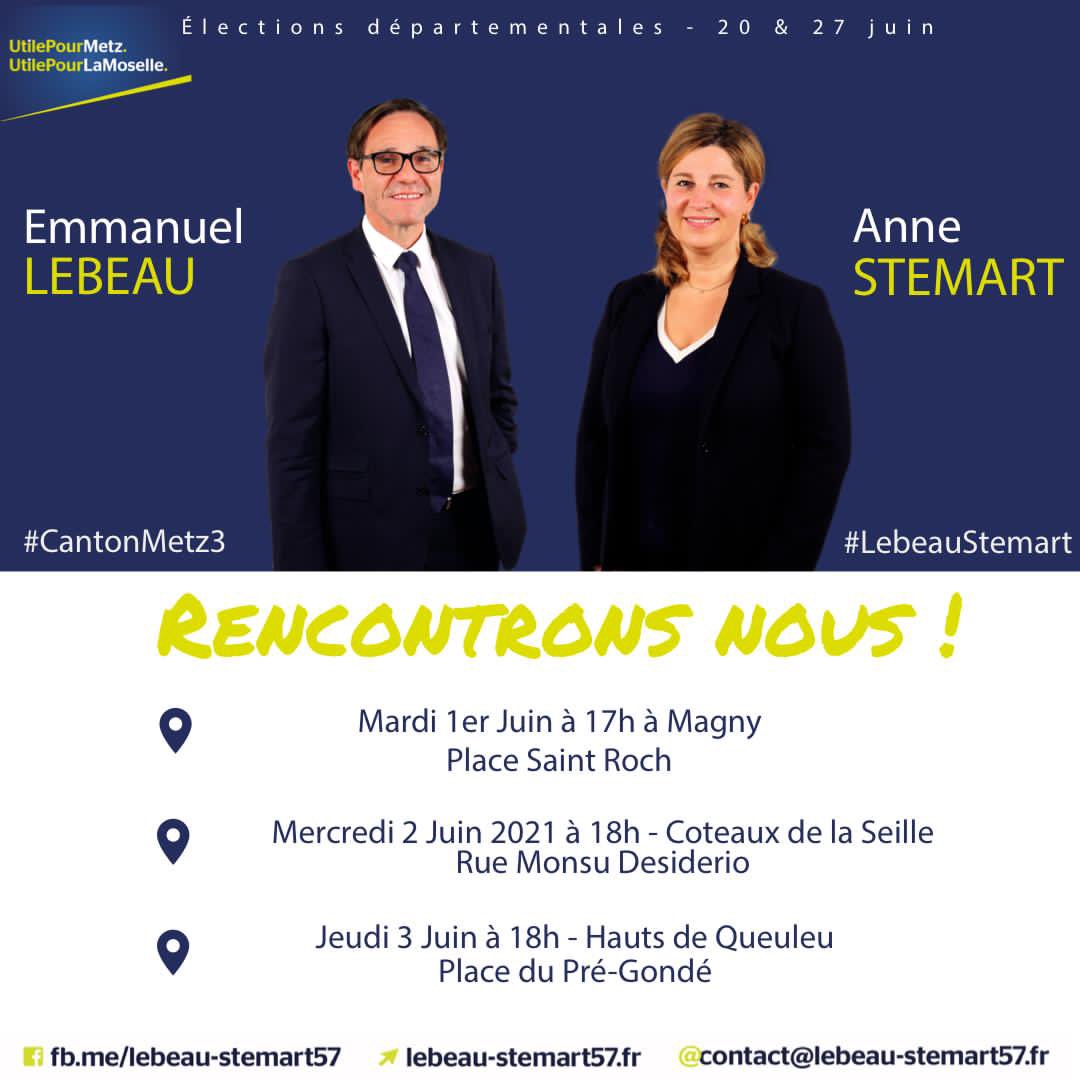 EmmanuelLebeau's tweet photo. 🔜Rencontrons nous cette semaine dans vos quartiers.... 🌱
#metz3 #lebeaustemart #UtilePourMetz #UtilePourLaMoselle https://t.co/jS7Nmn0X0p