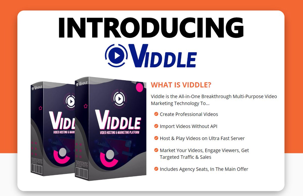 shopixhub's tweet photo. Viddle Review - Record, Host, & Market Videos - All From One Place! Agency focused marketing platform.
https://t.co/Kn5mrFNixT
#viddle #viddlereview #Review #hosting #Video #marketingagency #DigitalMarketing #videomarketing #viddleagency #advertisingagency #AffiliateMarketing https://t.co/W8dLakVLgg